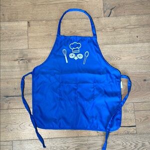 Kids Chef Owl Apron Blue Cooking Baking Kitchen Wear 4 Kids